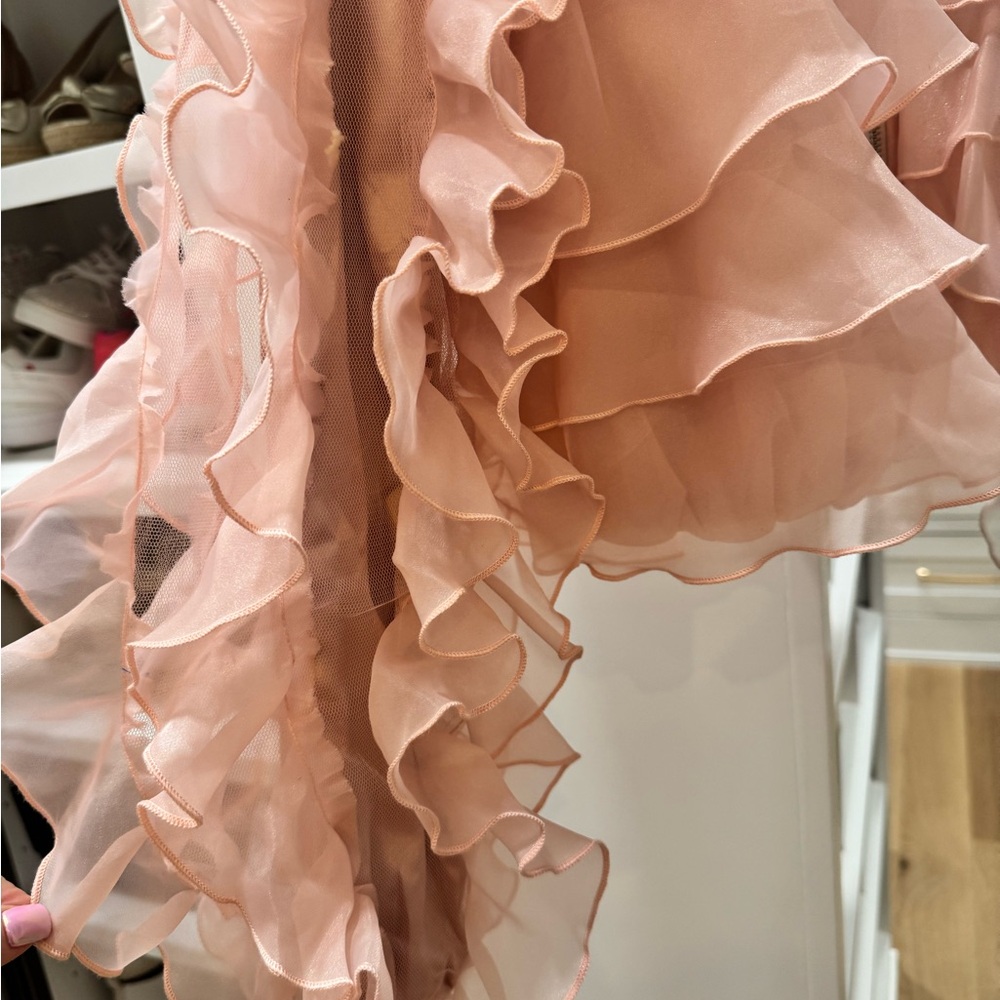 Ruffled Pink Jacket - Picture 4 of 4